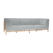 Moment Sofa 3 Sitzer Groß Grau/ Natural - Hübsch