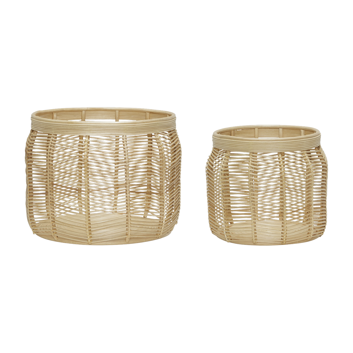 Luna Baskets Natural (set di 2) - Hübsch