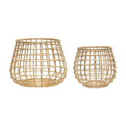 Energy Baskets Large Natural (2er-Set) - Hübsch