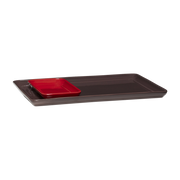 Amare Tray Burgund/Rot (2er-Set) - Hübsch