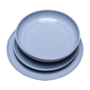Light blue stone powder bread plate 28 cm Amare - Hübsch