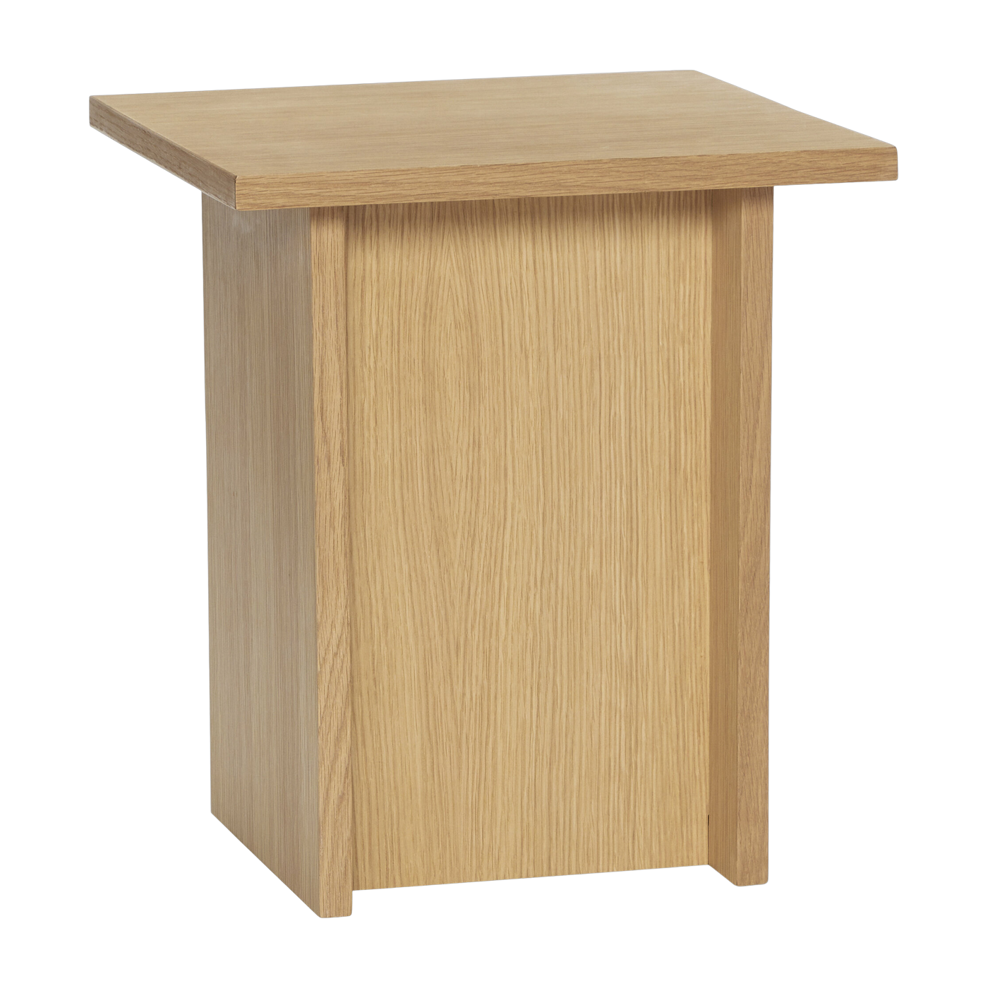 Straight Side Table Natural - Hübsch