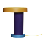 Lampe de table violet et orange 25x20cm Magic - Hübsch