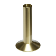 Sleek Candleholder Brass - Hübsch
