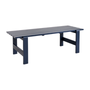 Blue lacquered pine table 230 x 83 x 74 cm Weekday - Hay