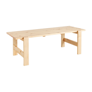 Lacquered pine table 230 x 83 x 74 cm Weekday - Hay