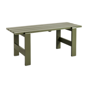 Olive lacquered pine table 180 x 66 x 74 cm Weekday - Hay