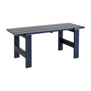Table en pin laqué bleu métal 180 x 66 x 74 cm Weekday - Hay