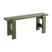 Sitzbank aus olivfarben lackiertem Kiefernholz 111 x 23 x 45 cm Weekday -. Hay