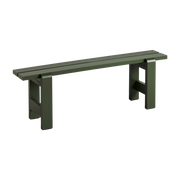 Banc en pin laqué olive 140 x 23 x 45 cm Weekday - Hay