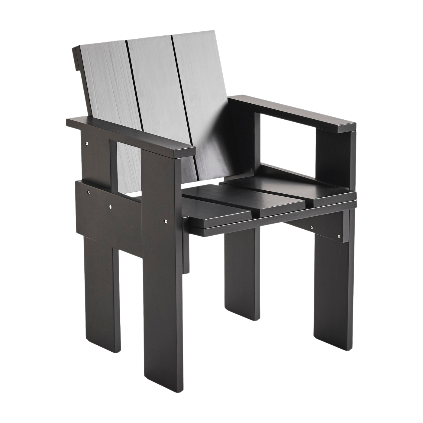 Black Pine Outdoor Chair Crate - Hay