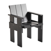 Black Pine Outdoor Chair Crate - Hay