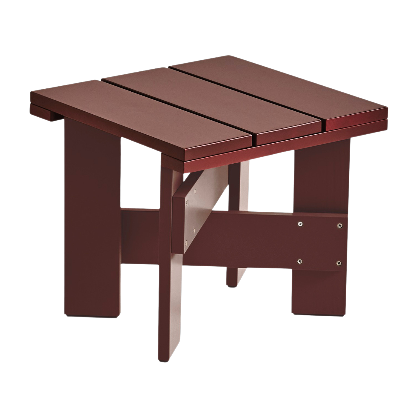 Table basse d'extérieur en pin Iron red Crate - Hay