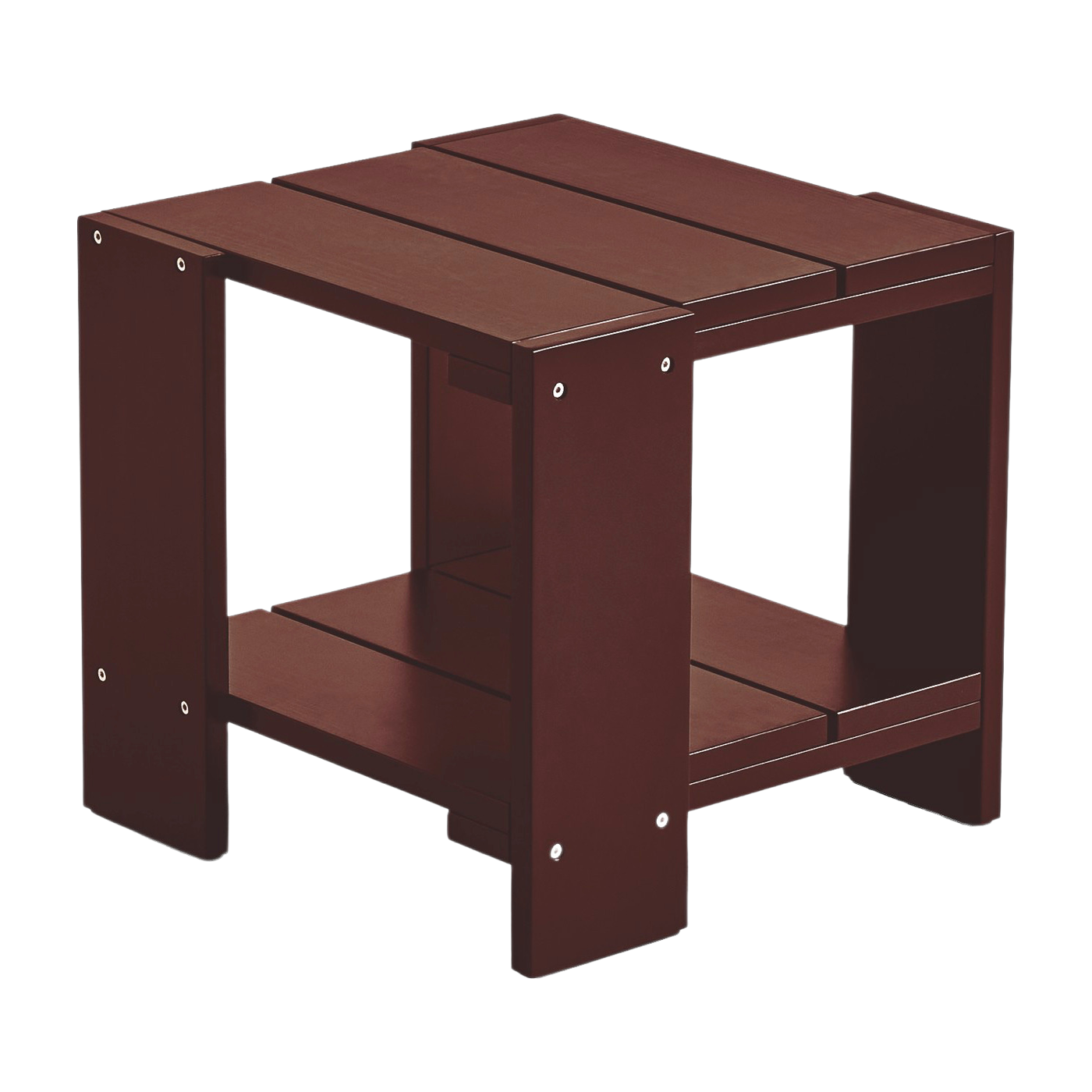 Table d'appoint d'extérieur en pin Iron red Crate - Hay