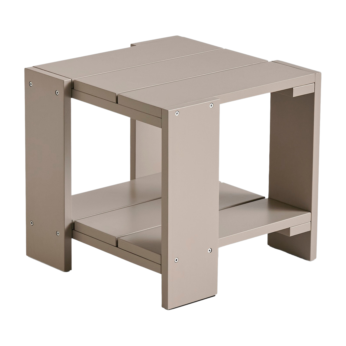 Table d'appoint d'extérieur en pin London fog Crate - Hay