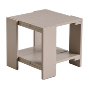 London Pine Outdoor Side Table fog Crate - Hay