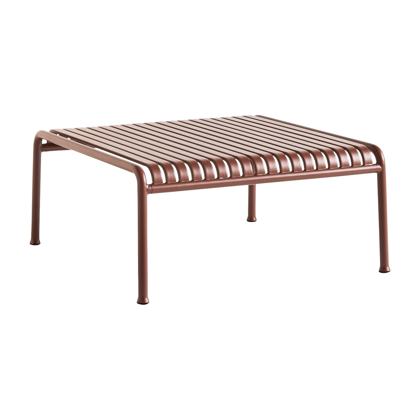 Mesa de centro de exterior de hierro rojo Palissade - HAY