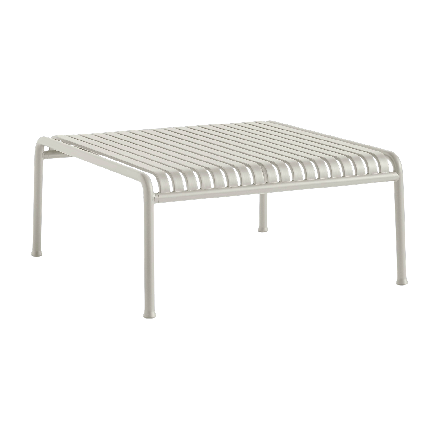Mesa de centro de exterior de acero gris Palissade - HAY