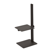 Museum brown aluminum side table - String