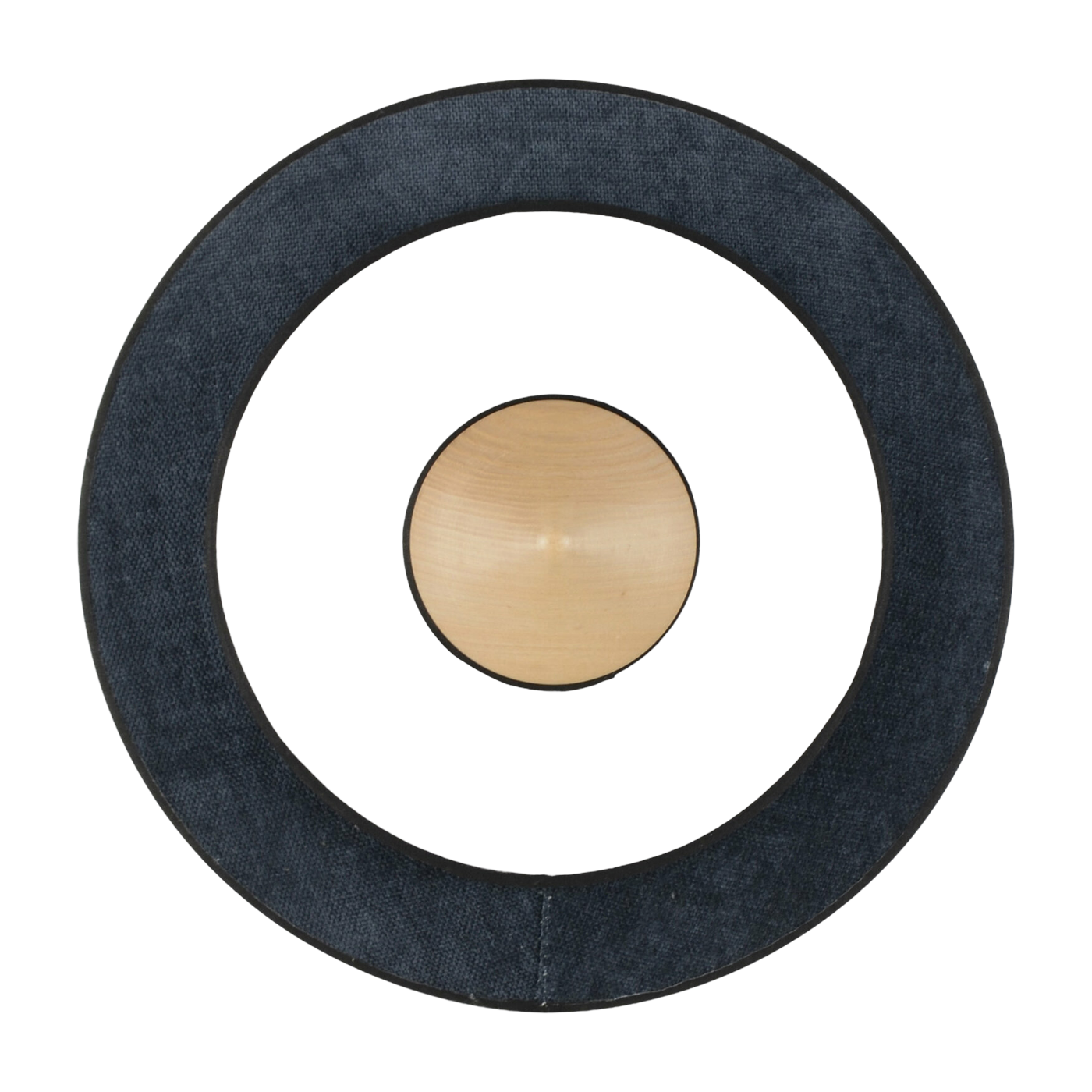 Midnite blue velvet wall lamp 34 cm CYMBAL - Forestier