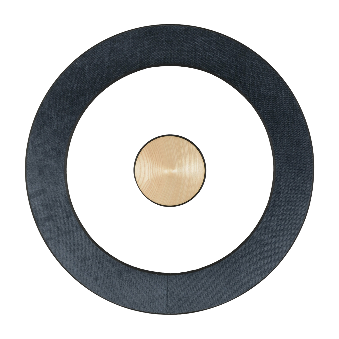 Midnite blue velvet wall lamp 50 cm CYMBAL - Forestier