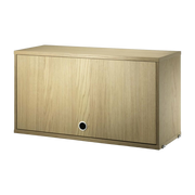Caisson en chêne avec porte rabattable - String furniture