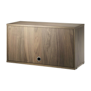 Walnut cabinet with folding door - String