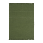 Basilica green wool dhurrie rug 200 x 300 cm Colors - Nanimarquina