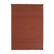 Tappeto dhurrie in lana rosso zafferano 200 x 300 cm Colors - Nanimarquina