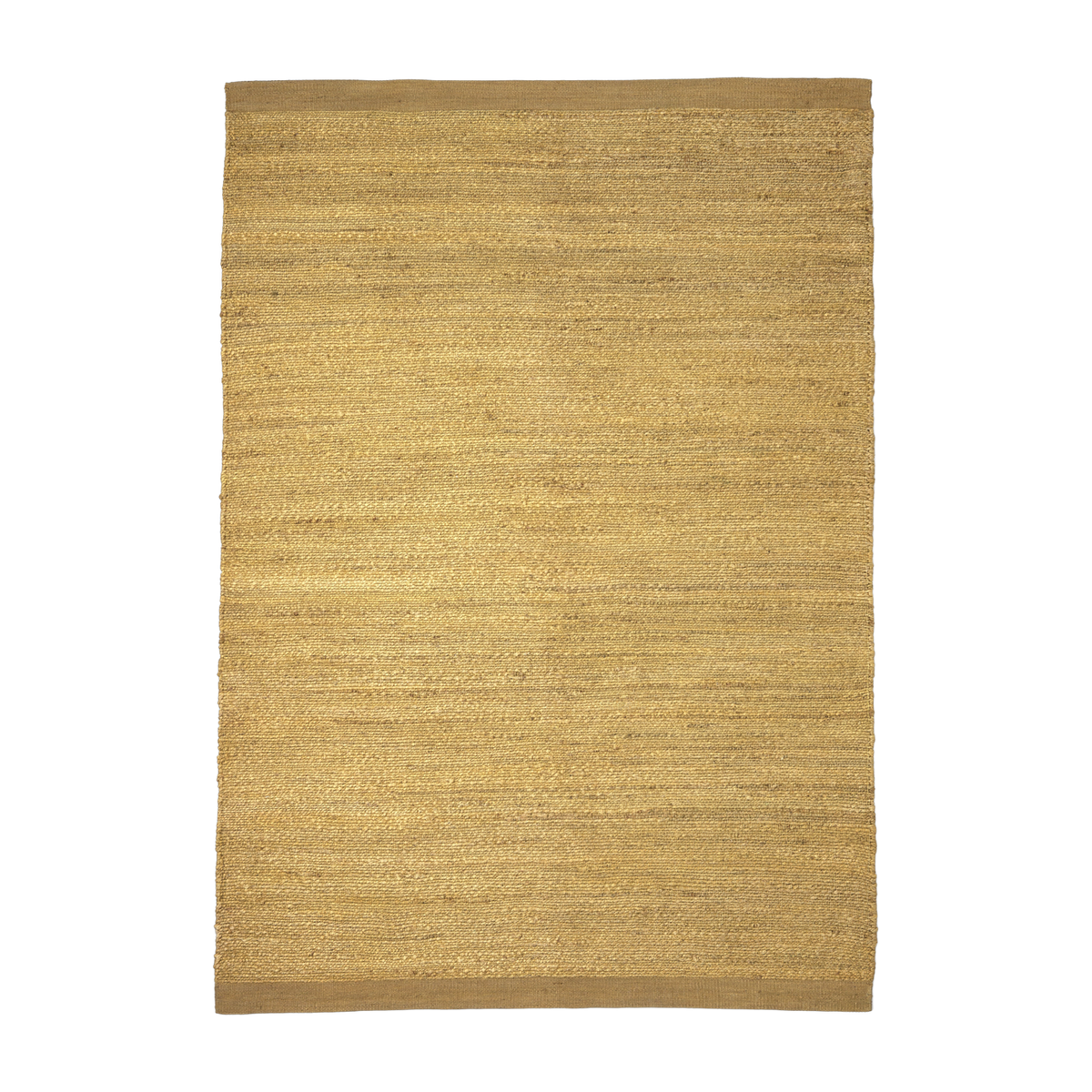 Alfombra dhurrie de yute amarillo 170 x 240 cm Hierba - Nanimarquina