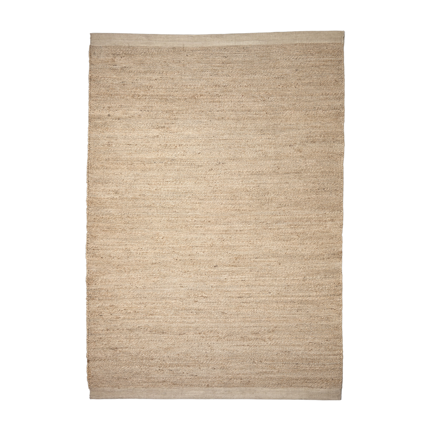 Beige jute dhurrie rug 200 x 300 cm Herb - Nanimarquina