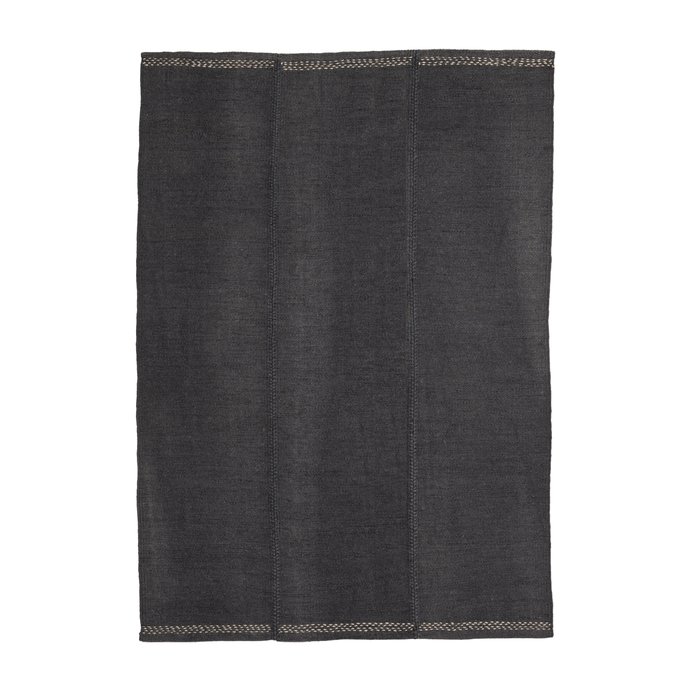 Navy blue wool dhurrie rug 170 x 240 cm Mia - Nanimarquina