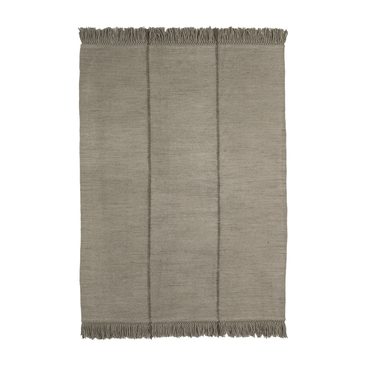 Tappeto dhurrie in lana grigio pietra 200 x 300 cm Mia - Nanimarquina