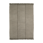 Stone-gray wool dhurrie rug 200 x 300 cm Mia - Nanimarquina