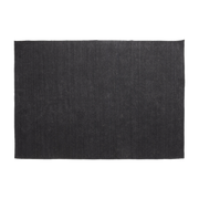 Black wool dhurrie rug 170 x 240 cm Nomad - Nanimarquina