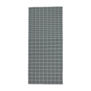 Dhurrie-Flurteppich aus Polyester dunkelgrau 80 x 160 cm Tiles 2 - -. Nanimarquina