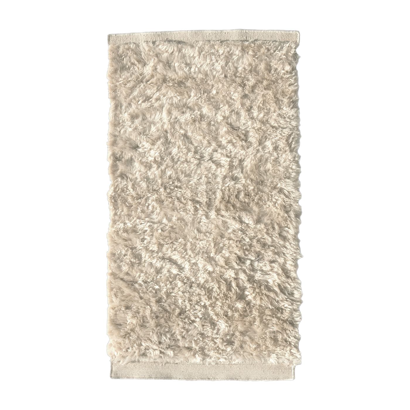 Beige wool runner 80 x 170 cm Wellbeing - Nanimarquina