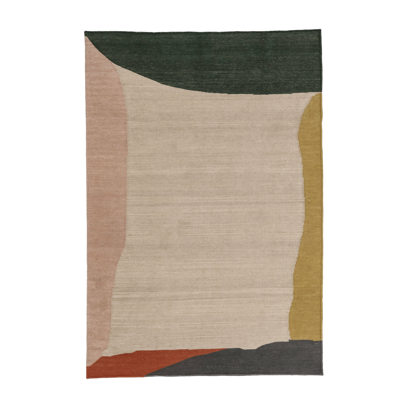 Tappeto kilim in lana multicolore 300 x 400 cm Tones 3 - Nanimarquina