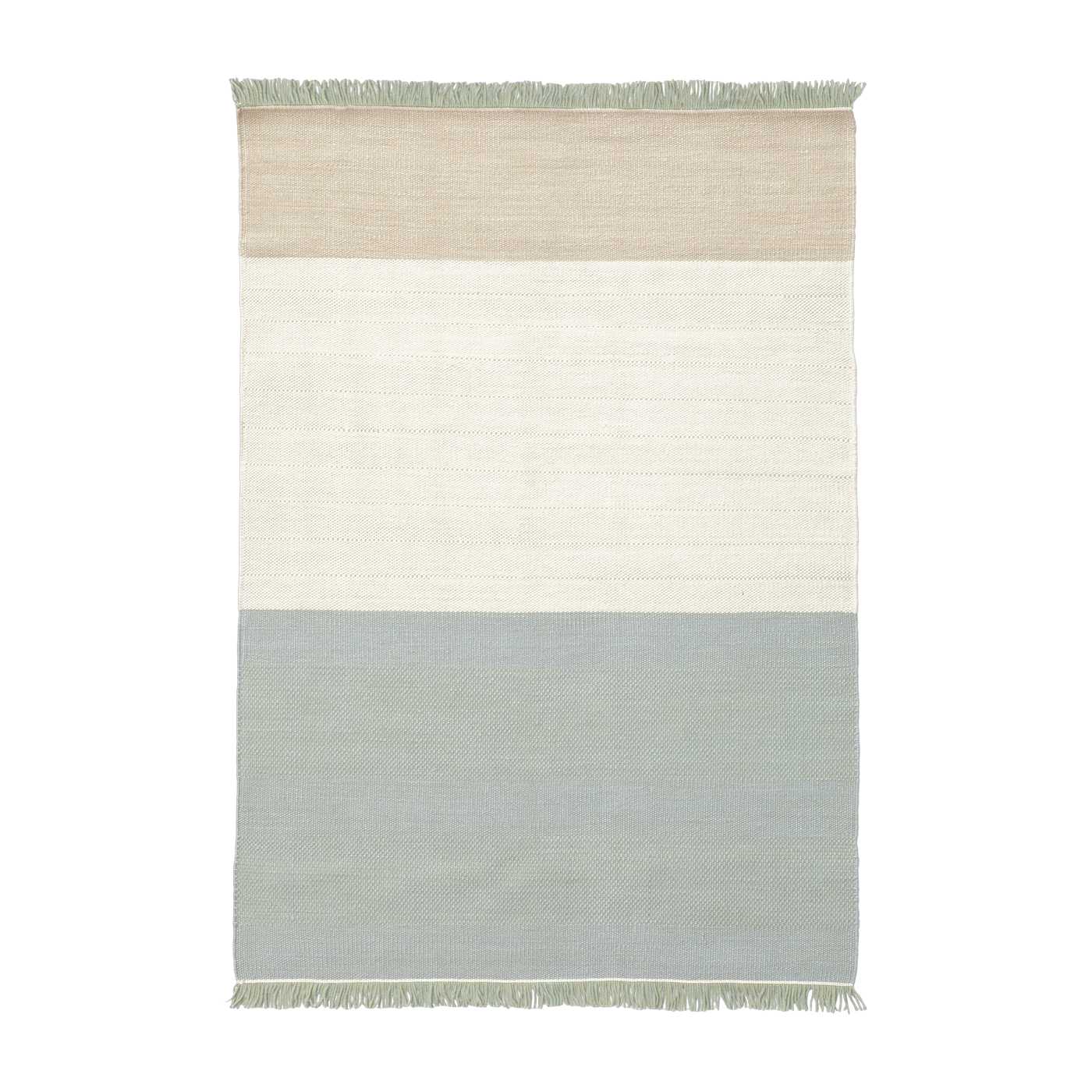 Tappeto in lana salvia 200 x 300 cm Tres Stripes - Nanimarquina