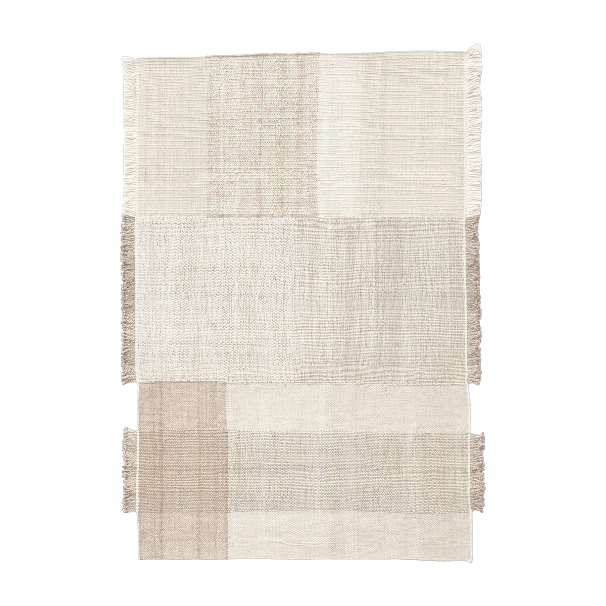 Tappeto in juta beige 170 x 240 cm Tres - Nanimarquina