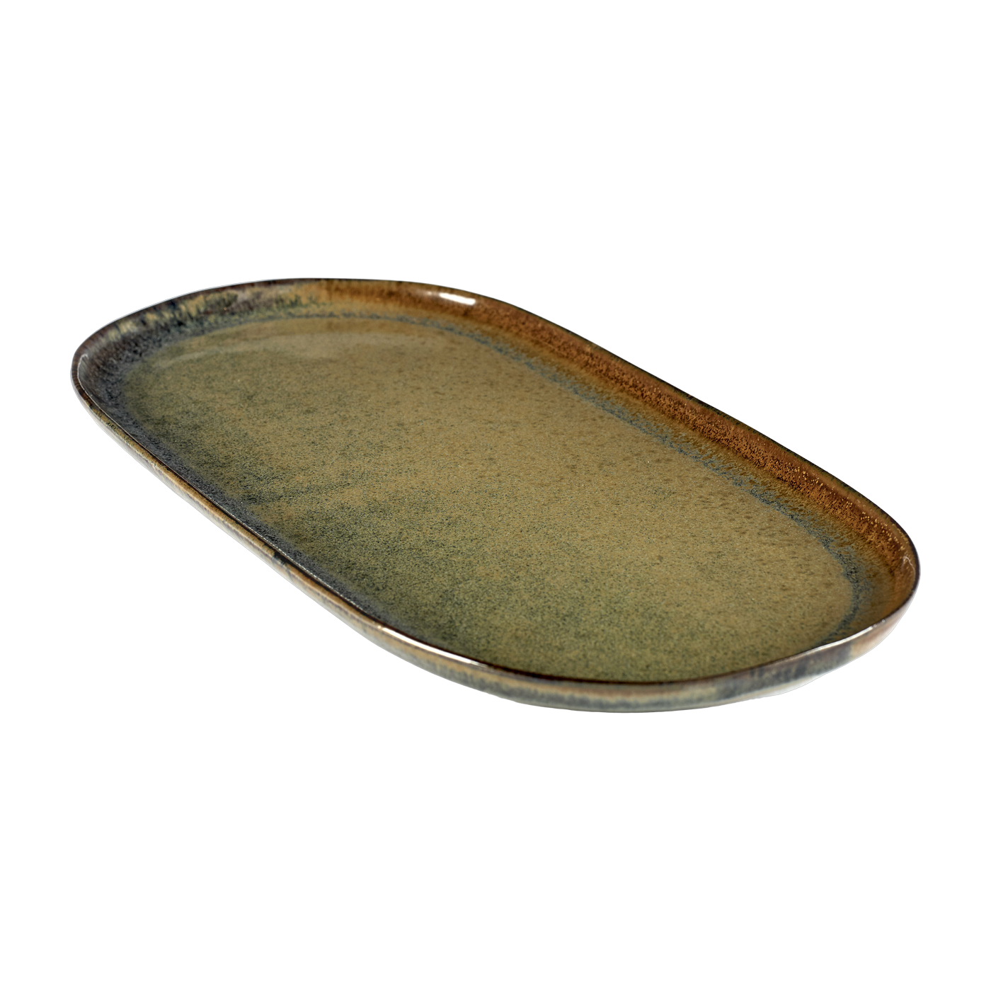 Plat de service Tapas Surface 17 x 35,5 cm Indi gris - Serax