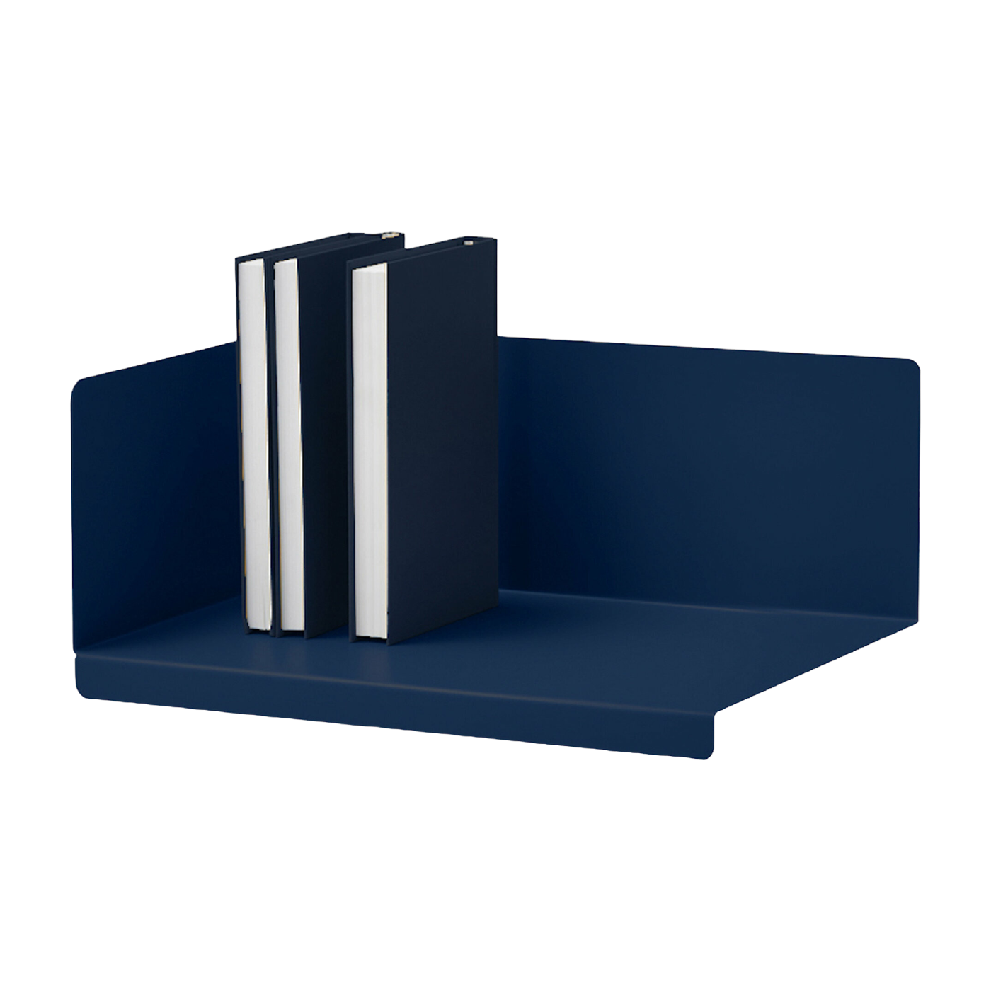 Steel wall shelf navy blue 40 cm Sabrina Mensola - Meme