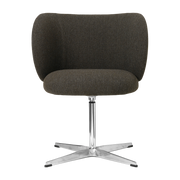 Black fabric swivel chair 69 x 69 cm Rico - Ferm Living