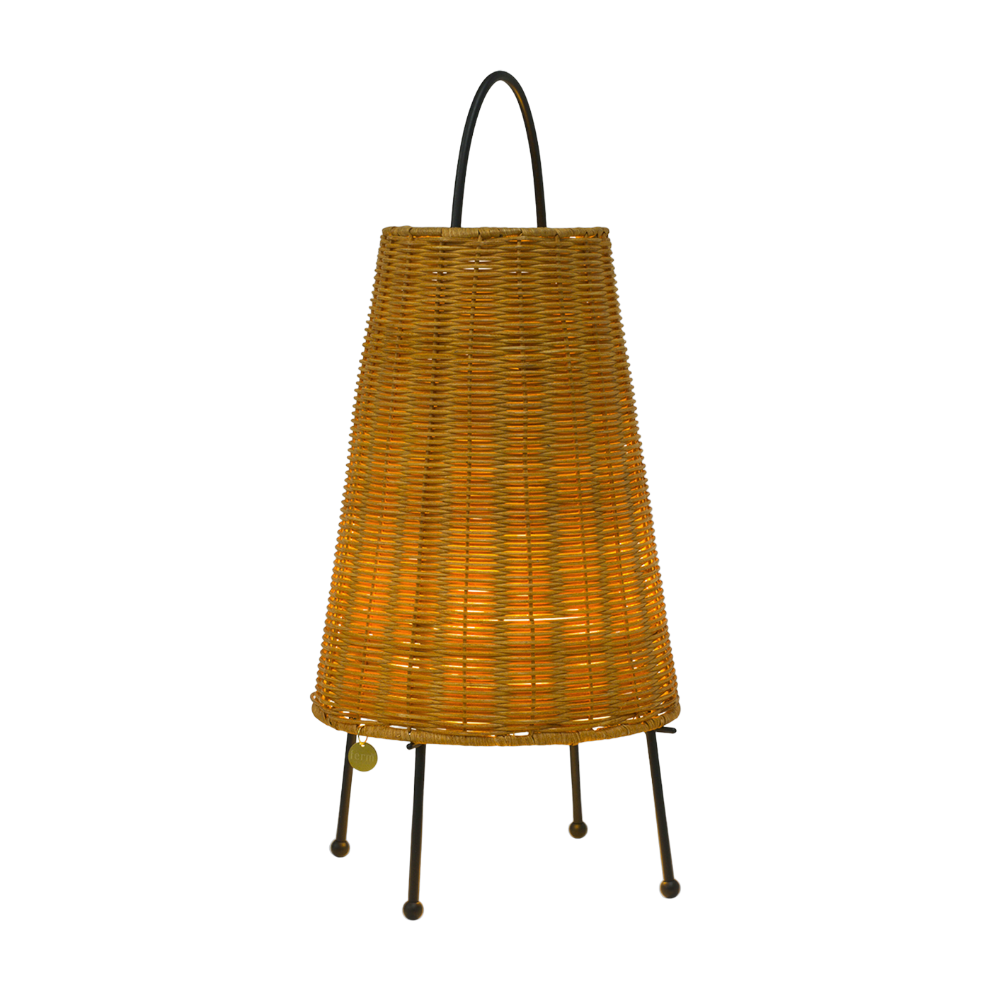 Lampe sans fil en rotin tressé  25 x 50 cm Porti - Ferm Living