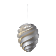 White acrylic suspension 36 x 45 cm Swirl 2 - Le klint
