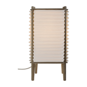 Oak table lamp with shade 22 x 22 x 39 cm Bee Hive - Le klint