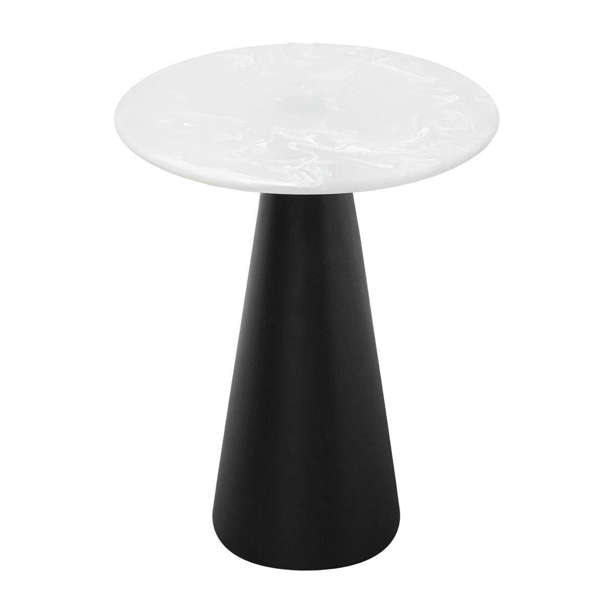 Cms Table Coding Table Round side table in black steel 50 x 60 cm Cone - Versmissen – The Cool ...