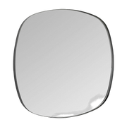 Black brass mirror 50 x 50 cm Dobbles - Versmissen