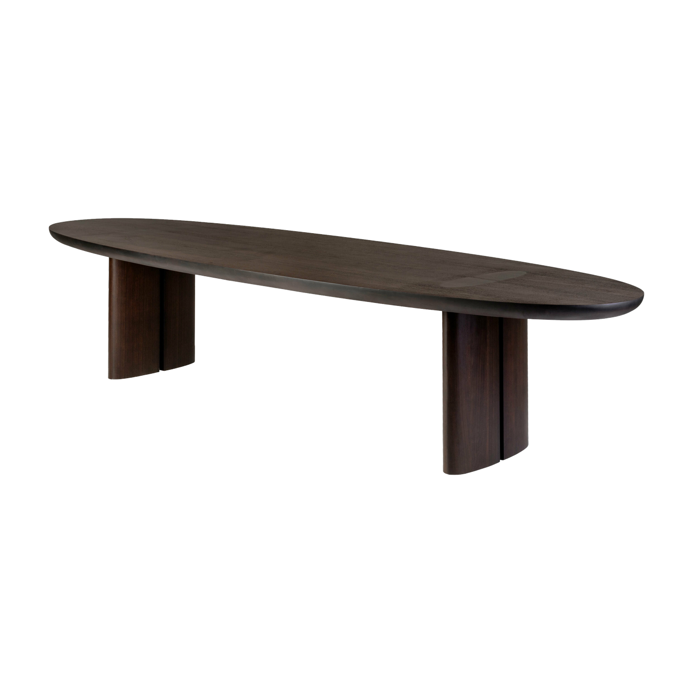 Mesa de comedor ovalada de madera Durban 350 x 120 cm - Versmissen