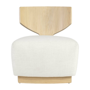 Poltrona in legno beige Diola - Versmissen